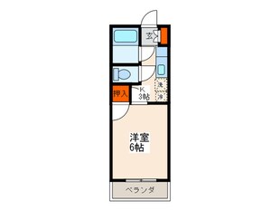 アクアコート楠木の物件間取画像